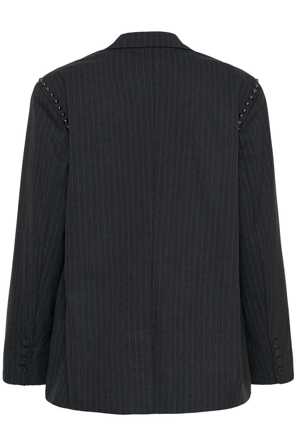 Lehela blazer – Dark Grey Pinstripe